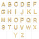 Large Natural Wooden Large Capital Alphabet Letters